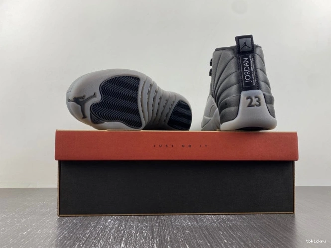 Cheap TBkick 12 Grey Air Jordan CT8013-019 Black Wolf 0716